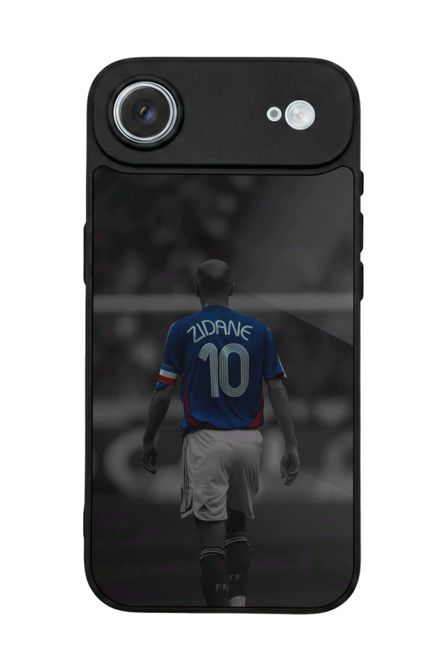iPhone 17 Air Uyumlu Zidane Tasarımlı Glossy Premium Kılıf
