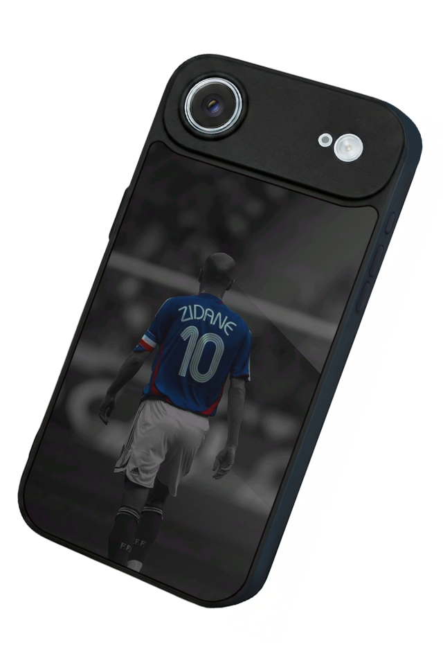 iPhone 17 Air Uyumlu Zidane Tasarımlı Glossy Premium Kılıf