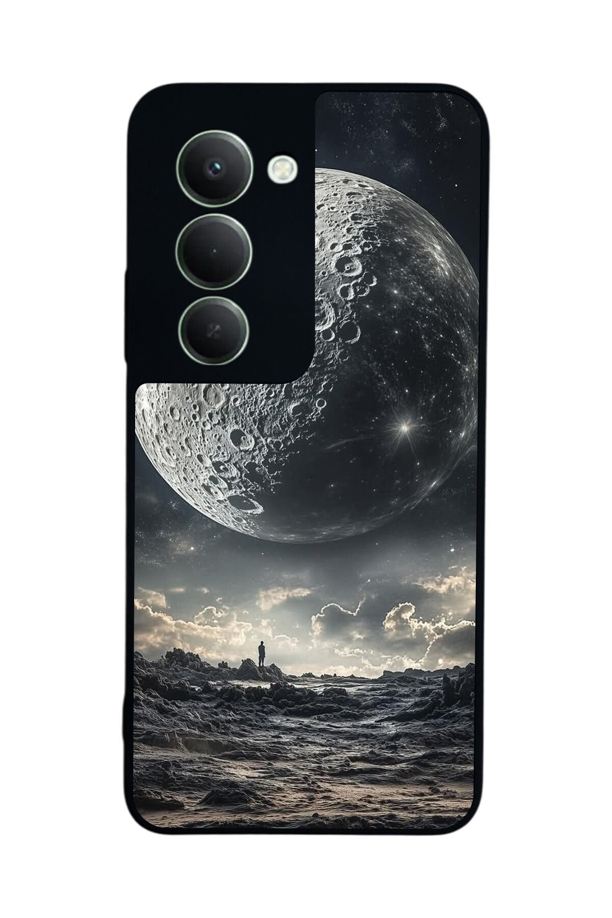 Xiaomi Redmi 15 5G Uyumlu Ay Tasarımlı Glossy Premium Kılıf