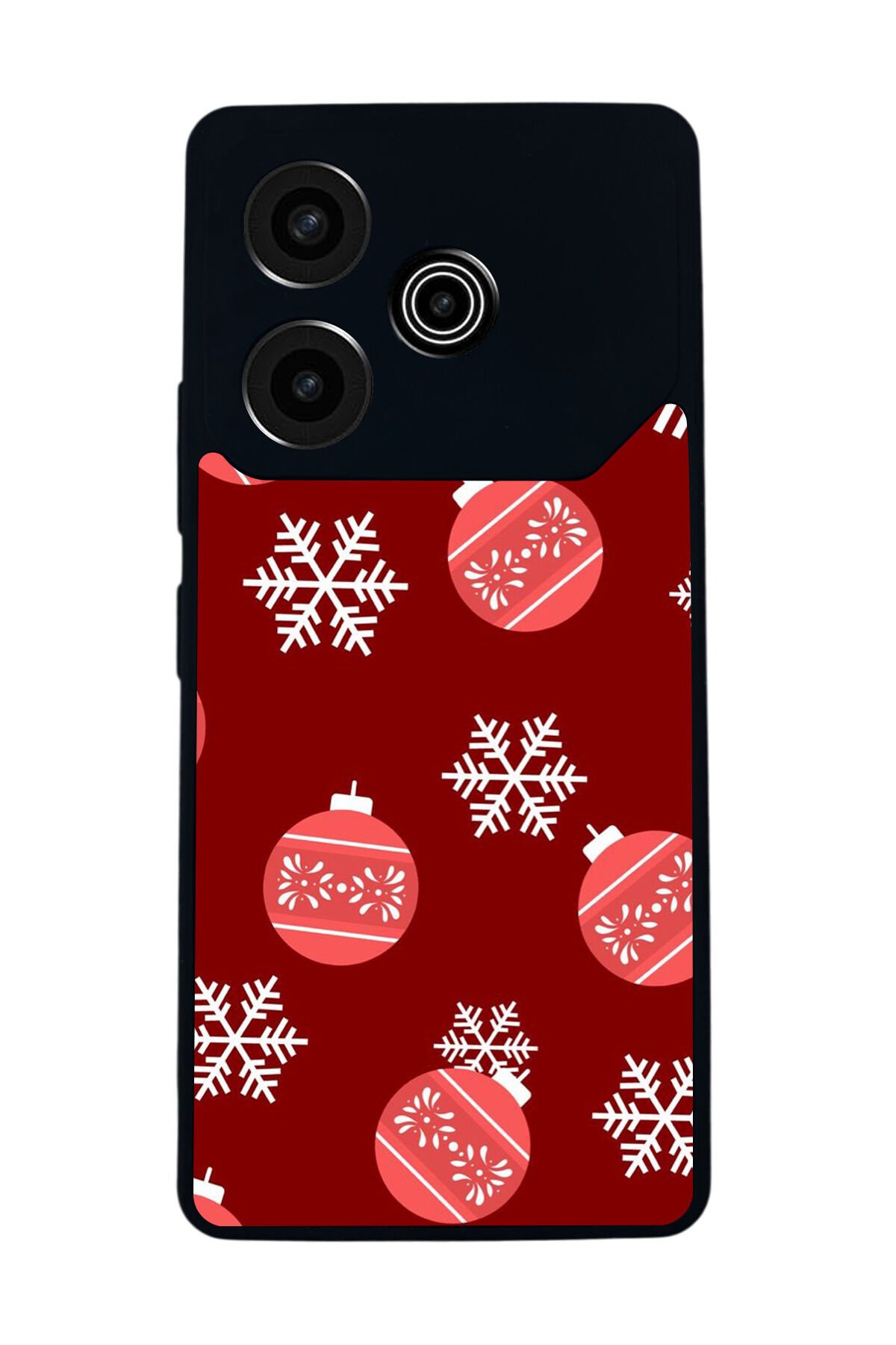 Tecno Pova 6 Uyumlu Yilbasi Christmas Tasarımlı Glossy Premium Kılıf