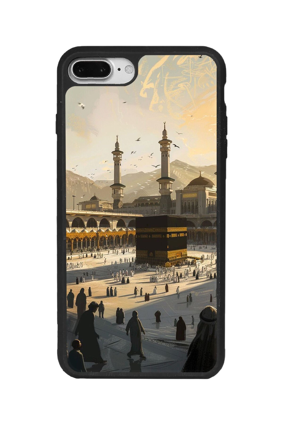 Apple iPhone 7 Plus Siyah Silikon Kılıf Çiziklere ve Darbelere Karşı Koruma