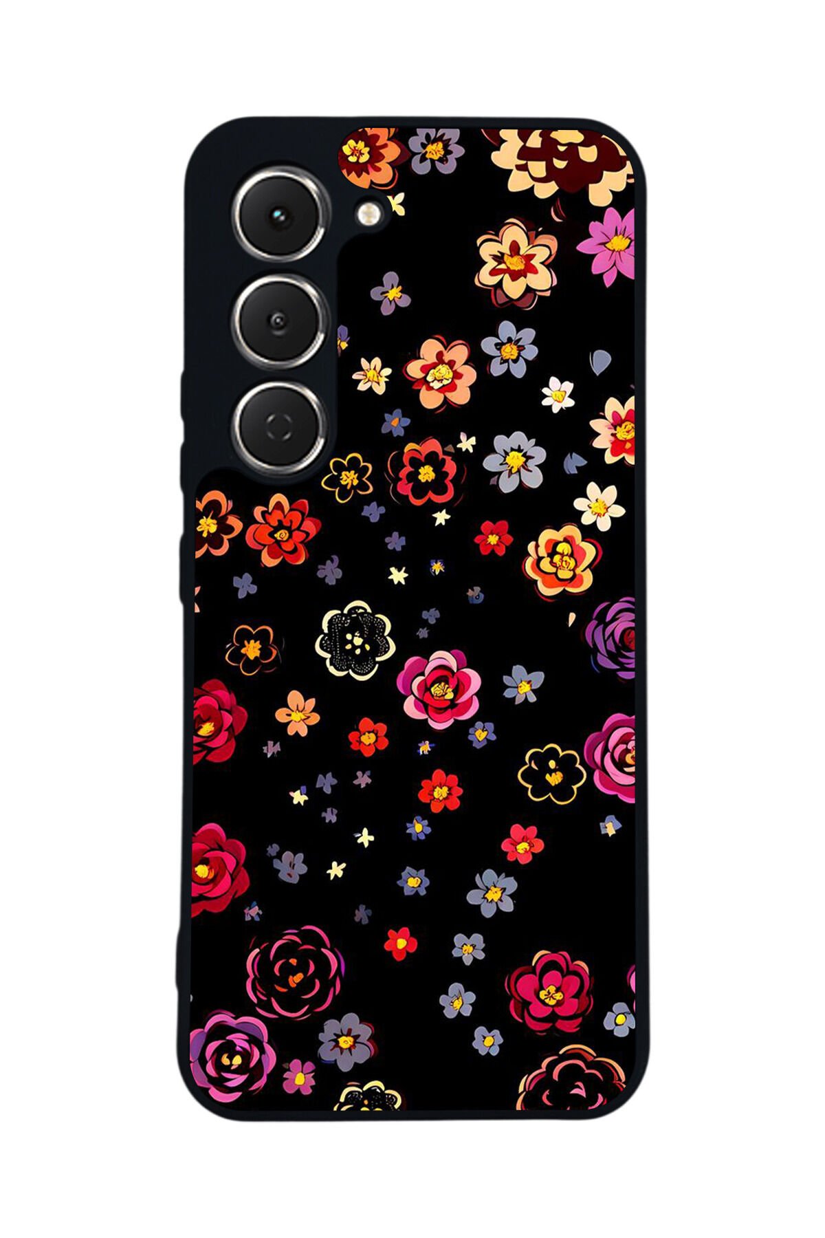 Tecno Spark 40 Pro Uyumlu Floral Tasarımlı Glossy Premium Kılıf