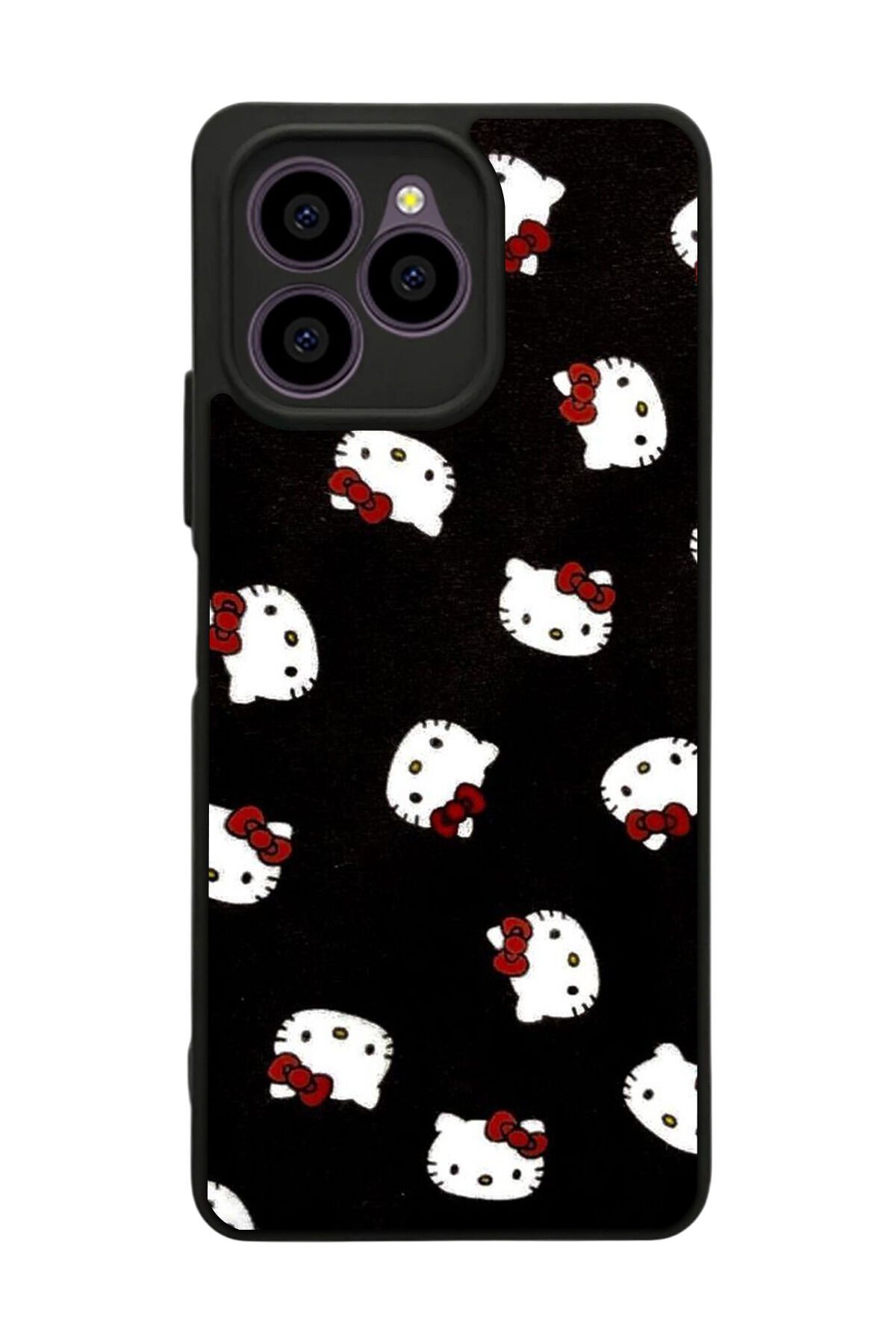 Omix X6 Uyumlu HelloKitty Tasarımlı Glossy Premium Kılıf