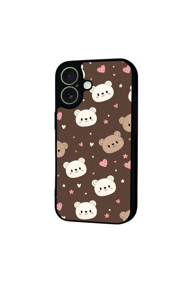 iPhone 17 Uyumlu Ayı Tasarımlı Glossy Premium Kılıf