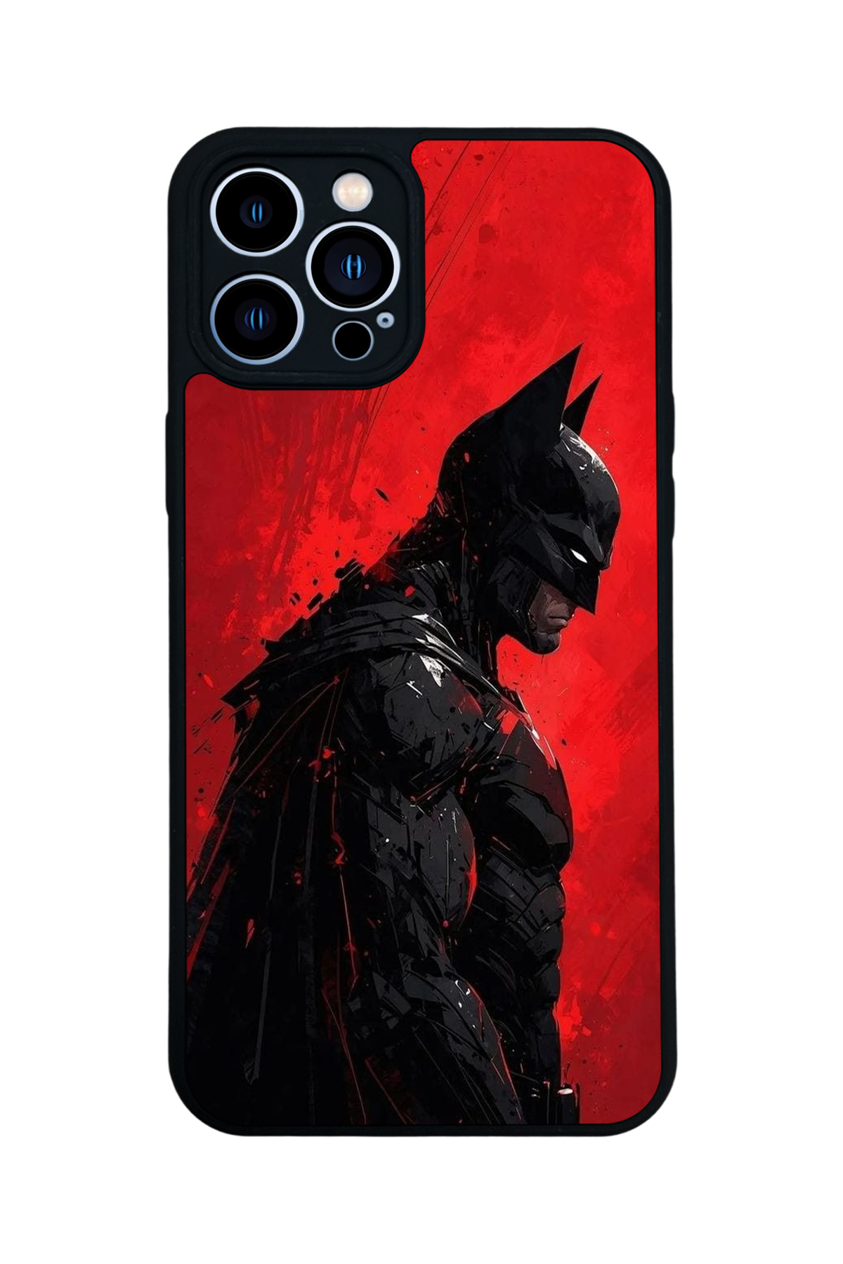 iPhone 13 Pro Max Uyumlu Batman Tasarımlı Glossy Premium Kılıf