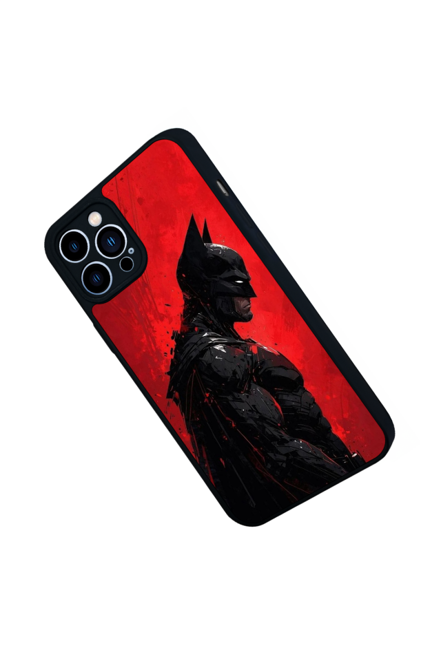 iPhone 13 Pro Max Uyumlu Batman Tasarımlı Glossy Premium Kılıf