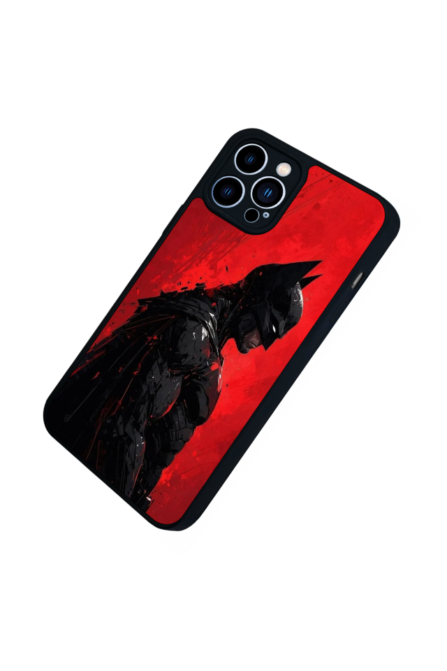 iPhone 13 Pro Max Uyumlu Batman Tasarımlı Glossy Premium Kılıf