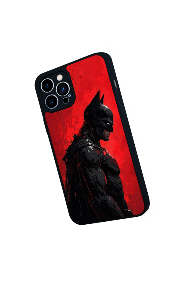 iPhone 13 Pro Max Uyumlu Batman Tasarımlı Glossy Premium Kılıf