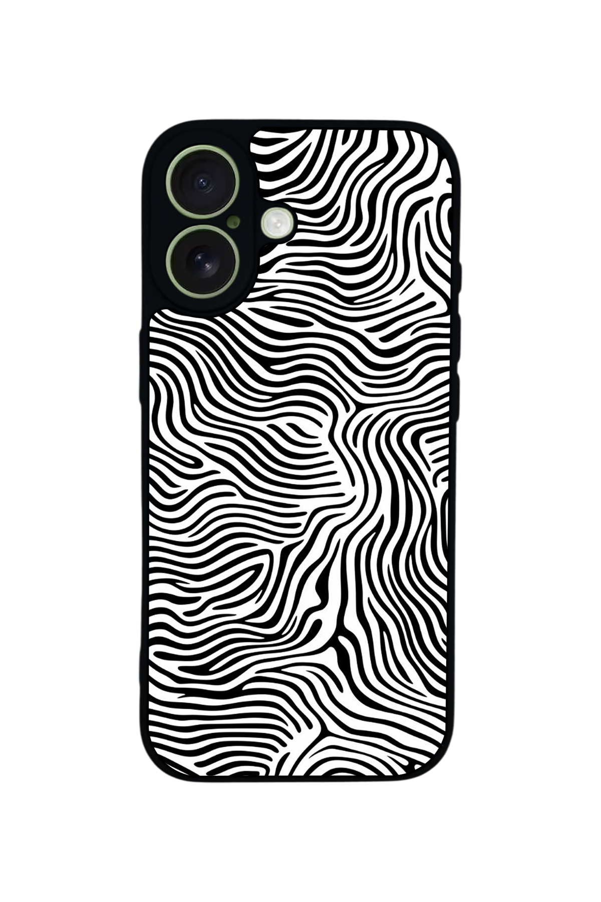 iPhone 17 Uyumlu Çizgi Sanatı Tasarımlı Glossy Premium Kılıf