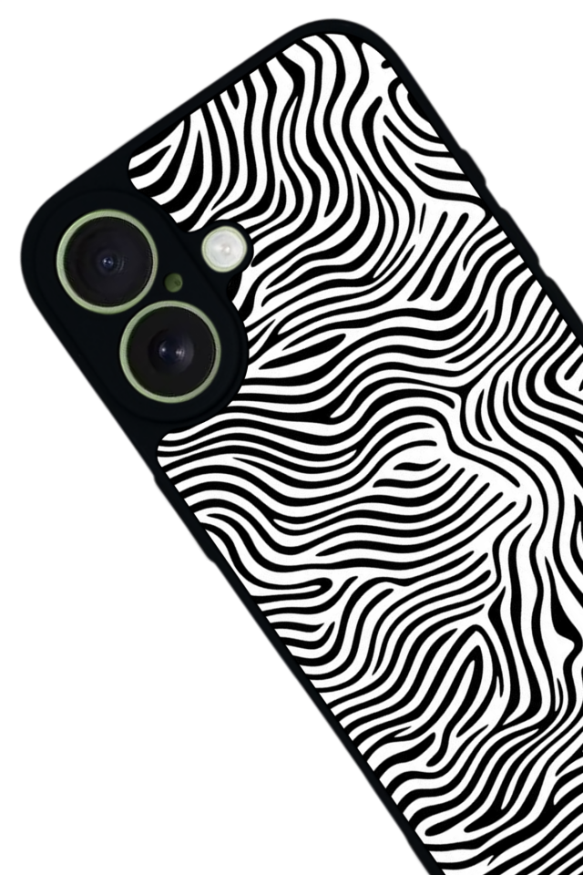 iPhone 17 Uyumlu Çizgi Sanatı Tasarımlı Glossy Premium Kılıf