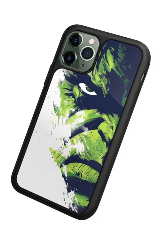 iPhone 11 Pro Uyumlu Hulk Tasarımlı Glossy Premium Kılıf