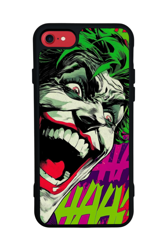 iPhone SE Uyumlu Joker Tasarımlı Glossy Premium Kılıf