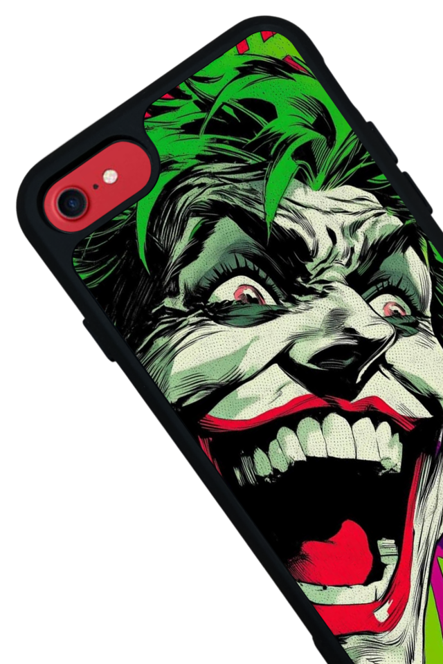 iPhone SE Uyumlu Joker Tasarımlı Glossy Premium Kılıf