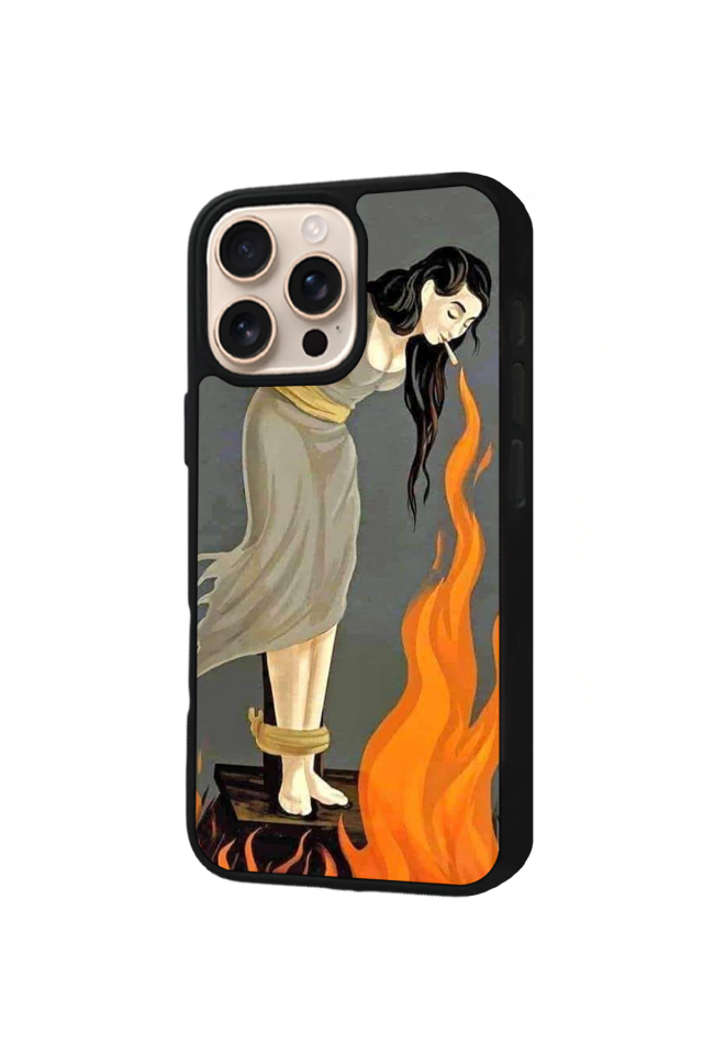iPhone 15 Pro Uyumlu Kalp Love Tasarımlı Glossy Premium Kılıf