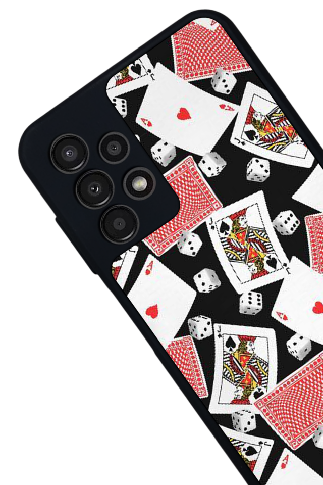 Samsung Galaxy A13 Uyumlu Kart Tasarımlı Glossy Premium Kılıf