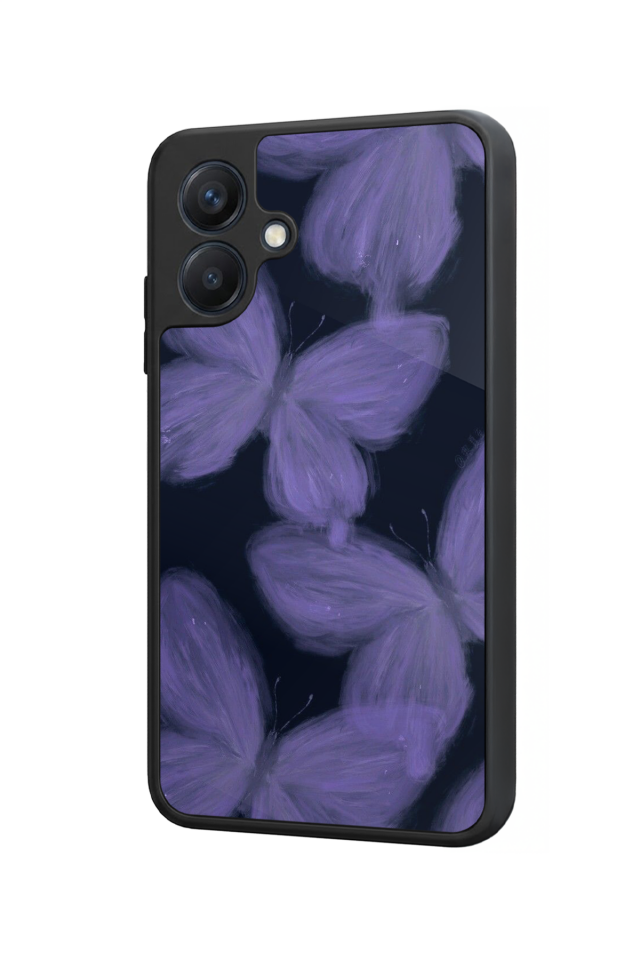 Samsung Galaxy A07 Uyumlu Kelebek Tasarımlı Glossy Premium Kılıf
