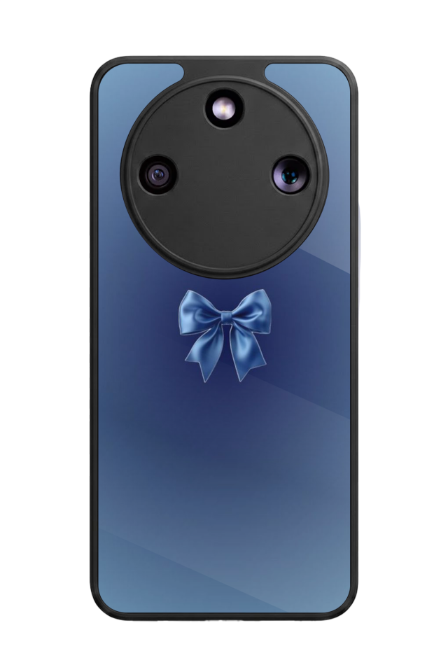 Honor Magic 8 Lite Uyumlu Kurdele Tasarımlı Glossy Premium Kılıf