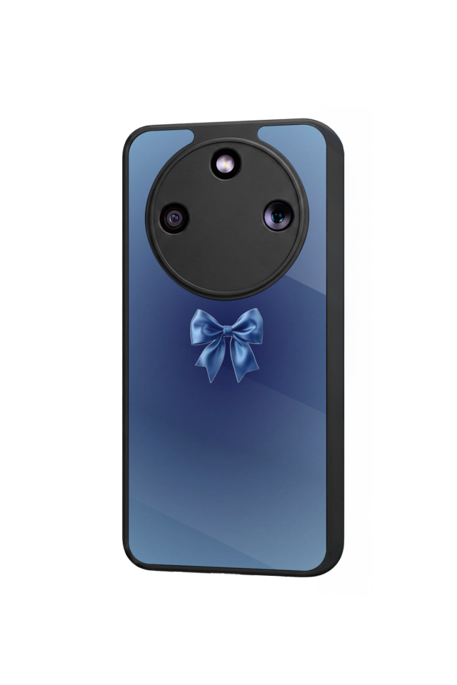Honor Magic 8 Lite Uyumlu Kurdele Tasarımlı Glossy Premium Kılıf