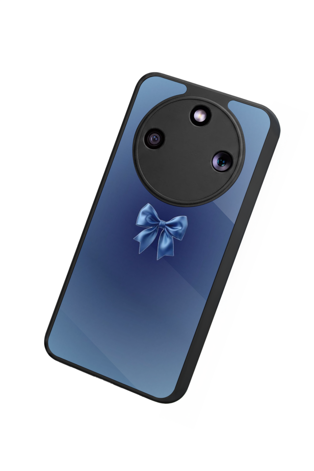 Honor Magic 8 Lite Uyumlu Kurdele Tasarımlı Glossy Premium Kılıf