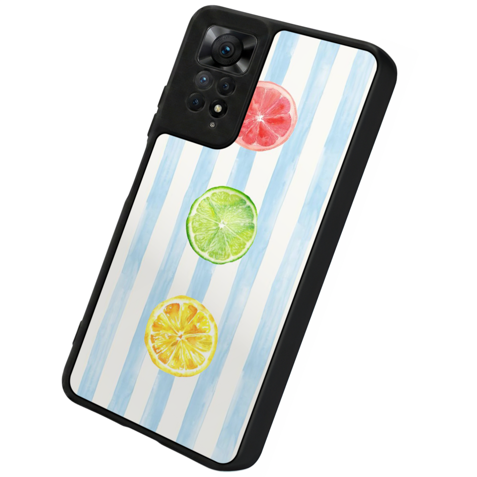 Xiaomi Redmi Note 11 Pro Uyumlu Limon Tasarımlı Glossy Premium Kılıf