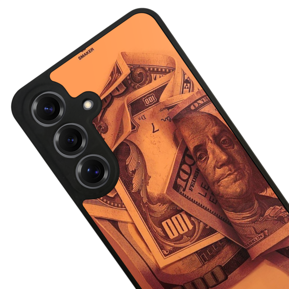 Samsung Galaxy S25 Uyumlu Money Para Tasarımlı Glossy Premium Kılıf