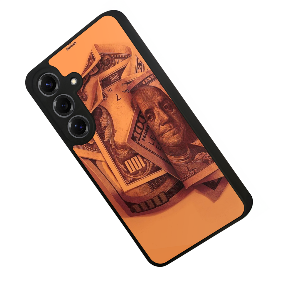 Samsung Galaxy S25 Uyumlu Money Para Tasarımlı Glossy Premium Kılıf