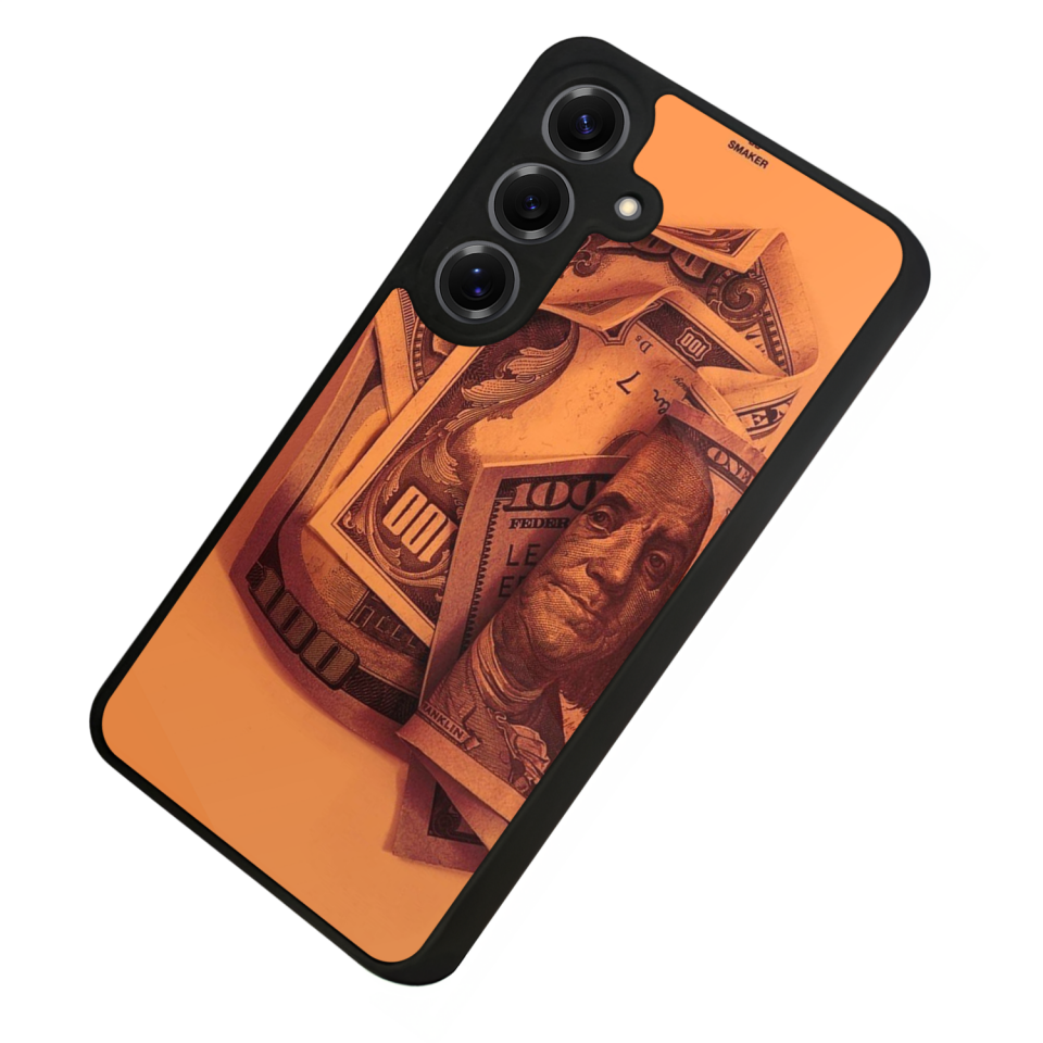 Samsung Galaxy S25 Uyumlu Money Para Tasarımlı Glossy Premium Kılıf