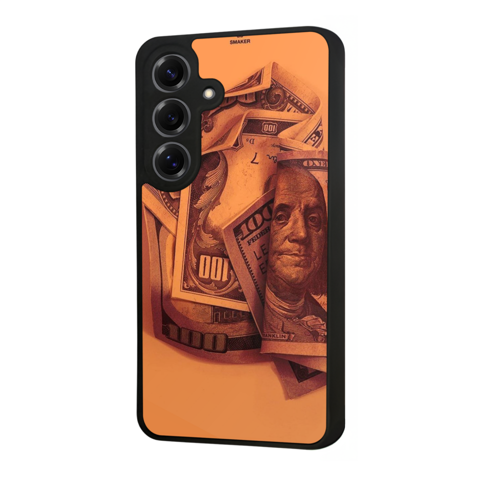 Samsung Galaxy S25 Uyumlu Money Para Tasarımlı Glossy Premium Kılıf