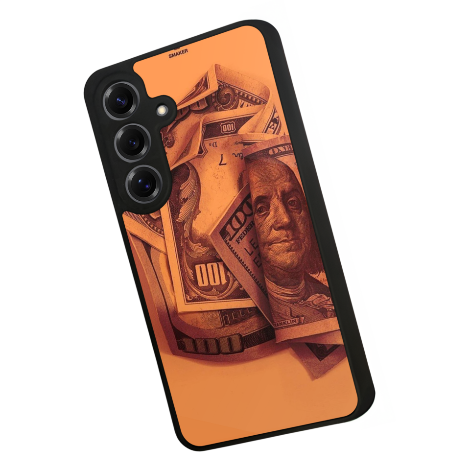 Samsung Galaxy S25 Uyumlu Money Para Tasarımlı Glossy Premium Kılıf