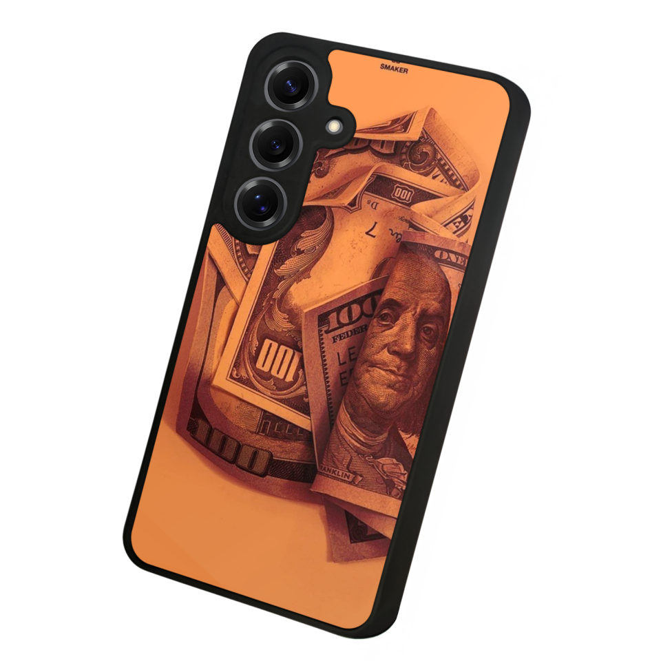 Samsung Galaxy S25 Uyumlu Money Para Tasarımlı Glossy Premium Kılıf