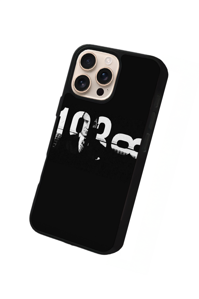 iPhone 16 Pro Uyumlu Mustafa Kemal Ataturk Tasarımlı Glossy Premium Kılıf