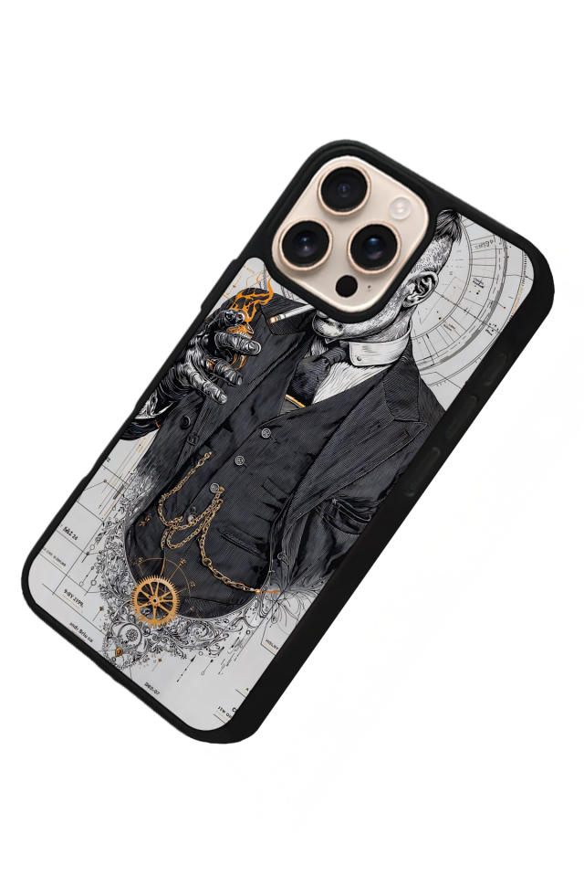 iPhone 15 Pro Max Uyumlu Peaky Blinders Tasarımlı Glossy Premium Kılıf