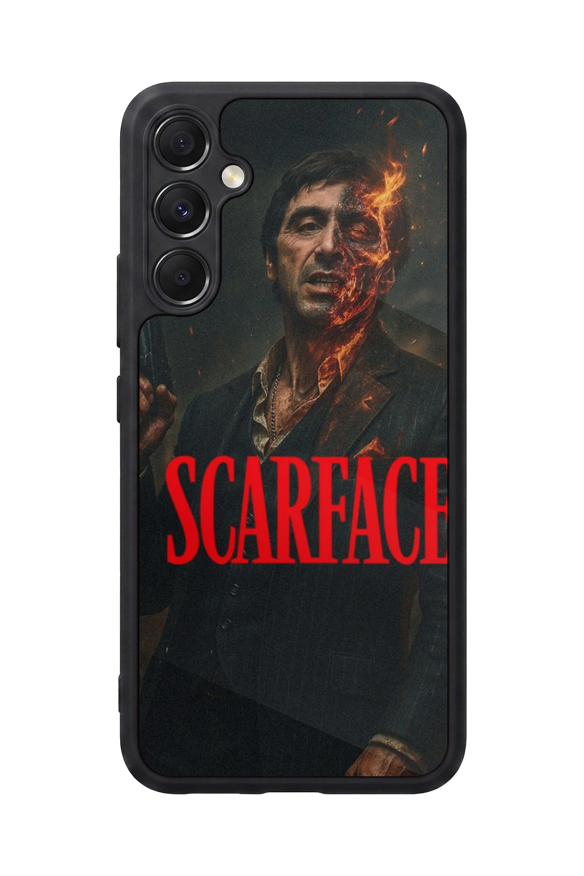 Samsung Galaxy A34 Uyumlu Scarface Tasarımlı Glossy Premium Kılıf