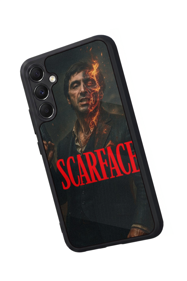 Samsung Galaxy A34 Uyumlu Scarface Tasarımlı Glossy Premium Kılıf