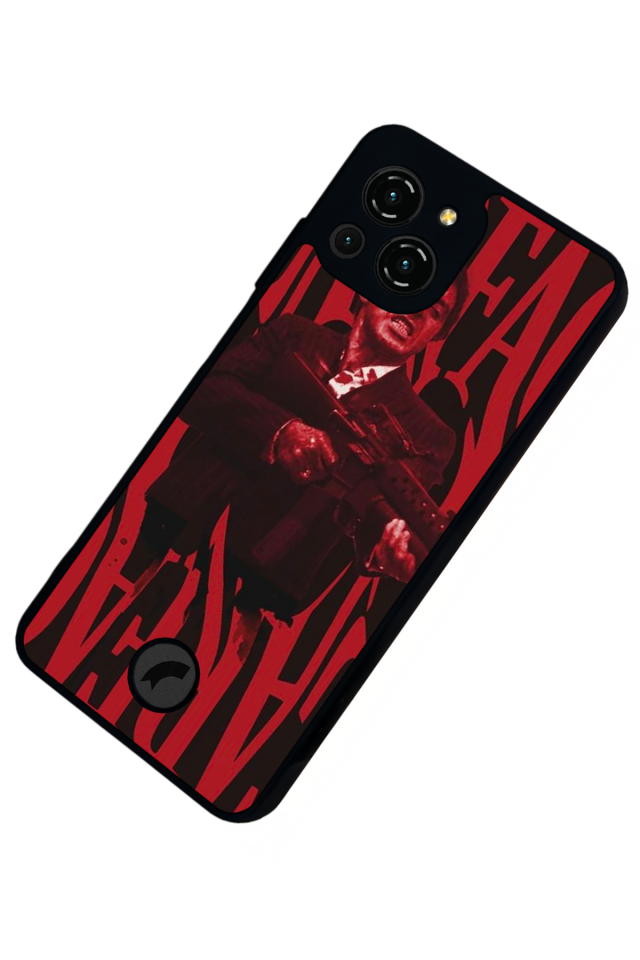 Reeder S23 Pro Max Uyumlu Scarface Tasarımlı Glossy Premium Kılıf