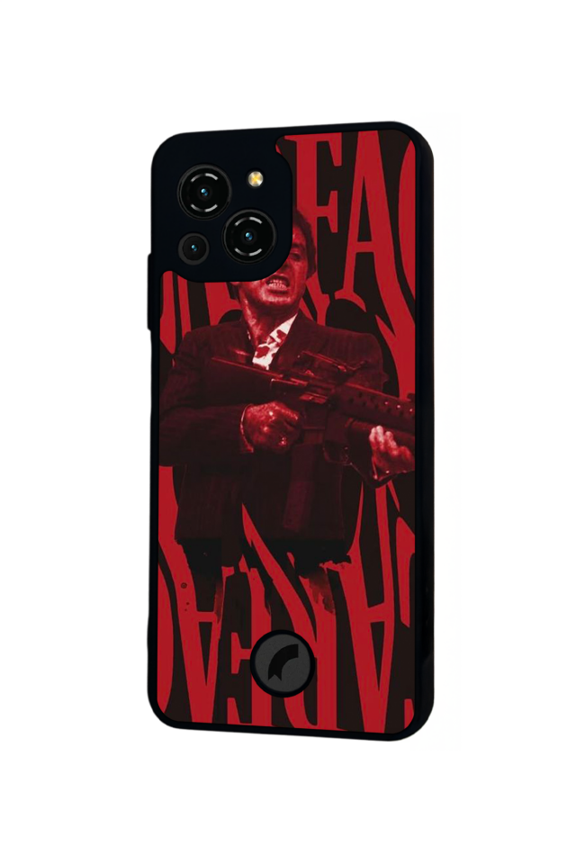 Reeder S23 Pro Max Uyumlu Scarface Tasarımlı Glossy Premium Kılıf