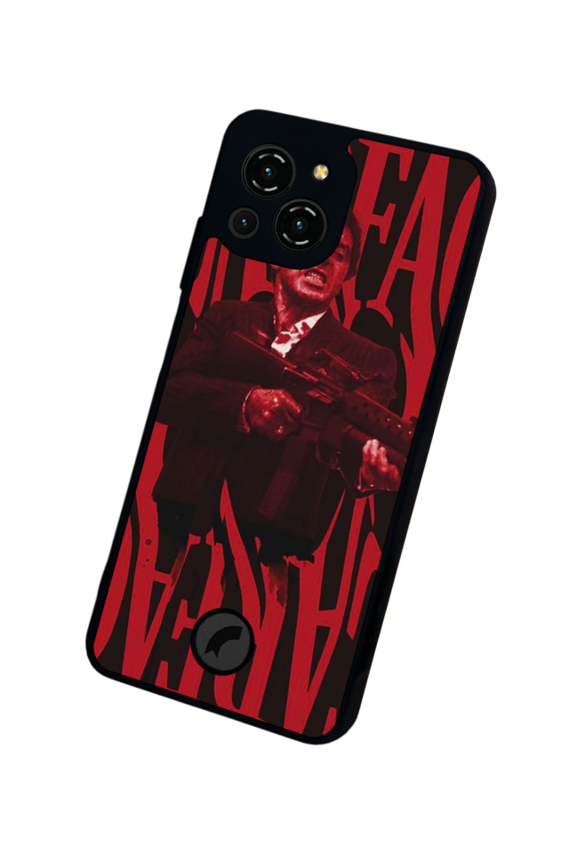 Reeder S23 Pro Max Uyumlu Scarface Tasarımlı Glossy Premium Kılıf