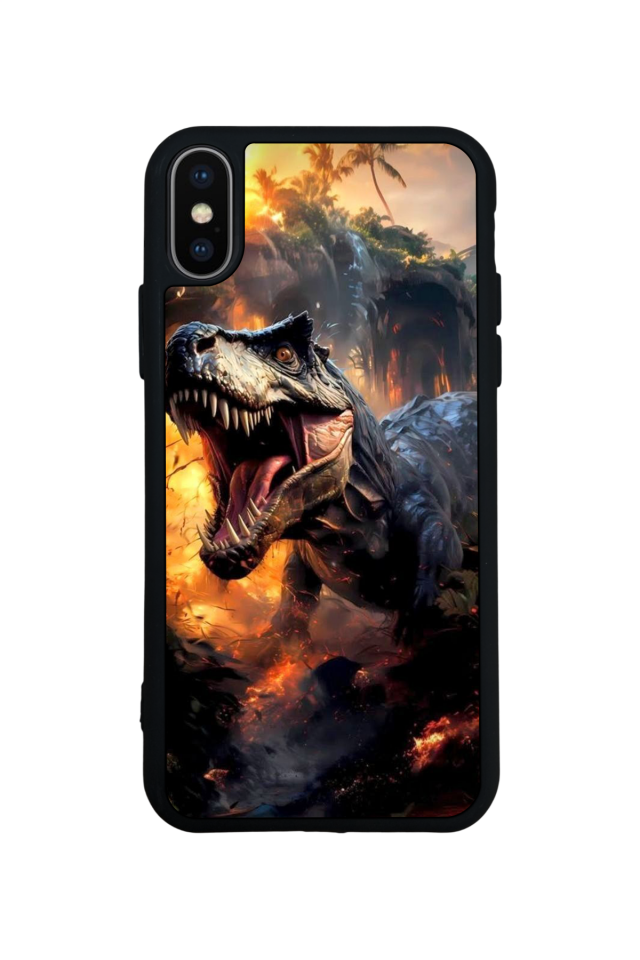 iPhone XS Max Uyumlu T-ReiPhone XS Max Tasarımlı Glossy Premium Kılıf