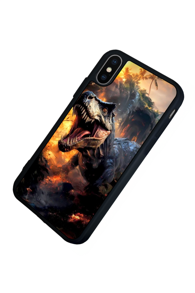 iPhone XS Max Uyumlu T-ReiPhone XS Max Tasarımlı Glossy Premium Kılıf