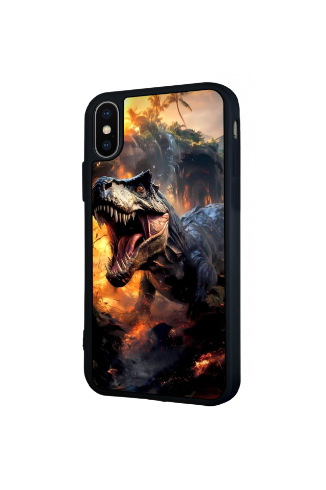 iPhone XS Max Uyumlu T-ReiPhone XS Max Tasarımlı Glossy Premium Kılıf