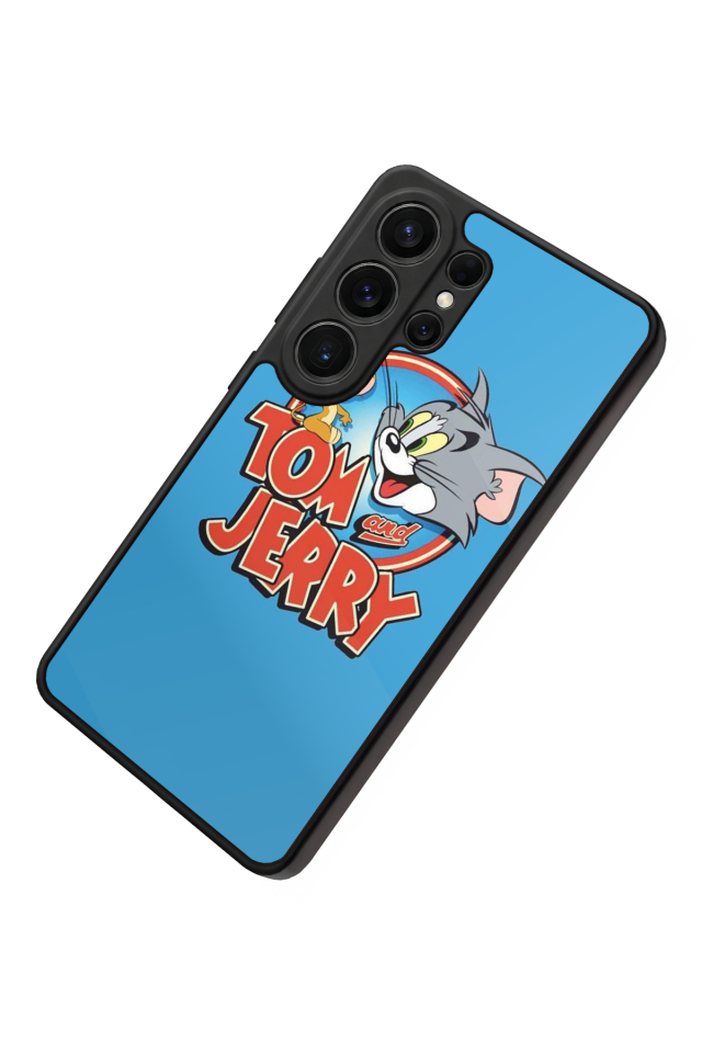 Samsung Galaxy S26 Ultra Uyumlu Tom And Jerry Tasarımlı Glossy Premium Kılıf