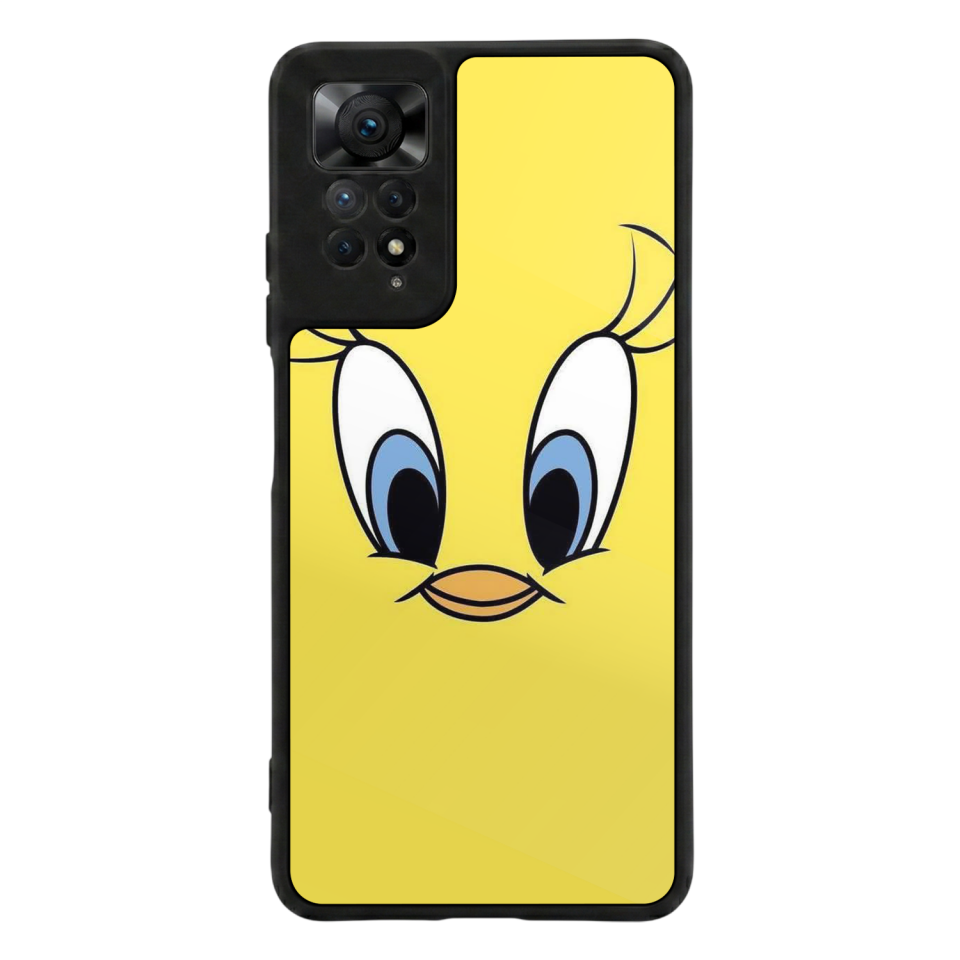 Xiaomi Redmi Note 12 Pro Uyumlu Tweety Tasarımlı Glossy Premium Kılıf