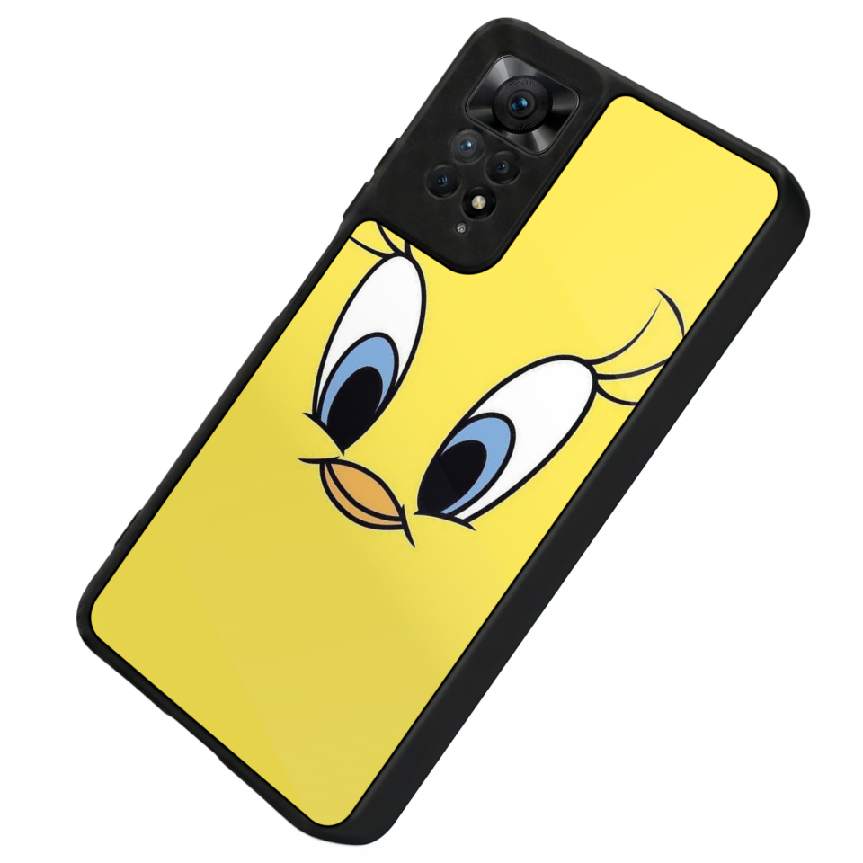Xiaomi Redmi Note 12 Pro Uyumlu Tweety Tasarımlı Glossy Premium Kılıf