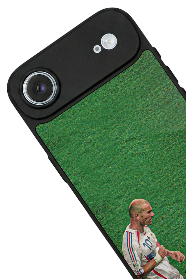 iPhone 17 Air Uyumlu Zidane Tasarımlı Glossy Premium Kılıf