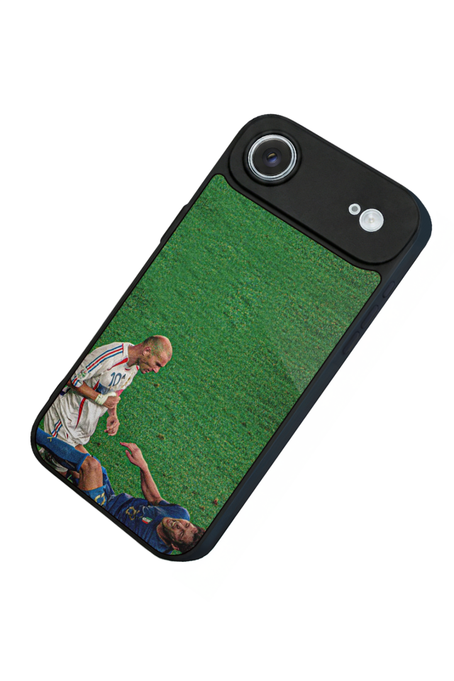iPhone 17 Air Uyumlu Zidane Tasarımlı Glossy Premium Kılıf