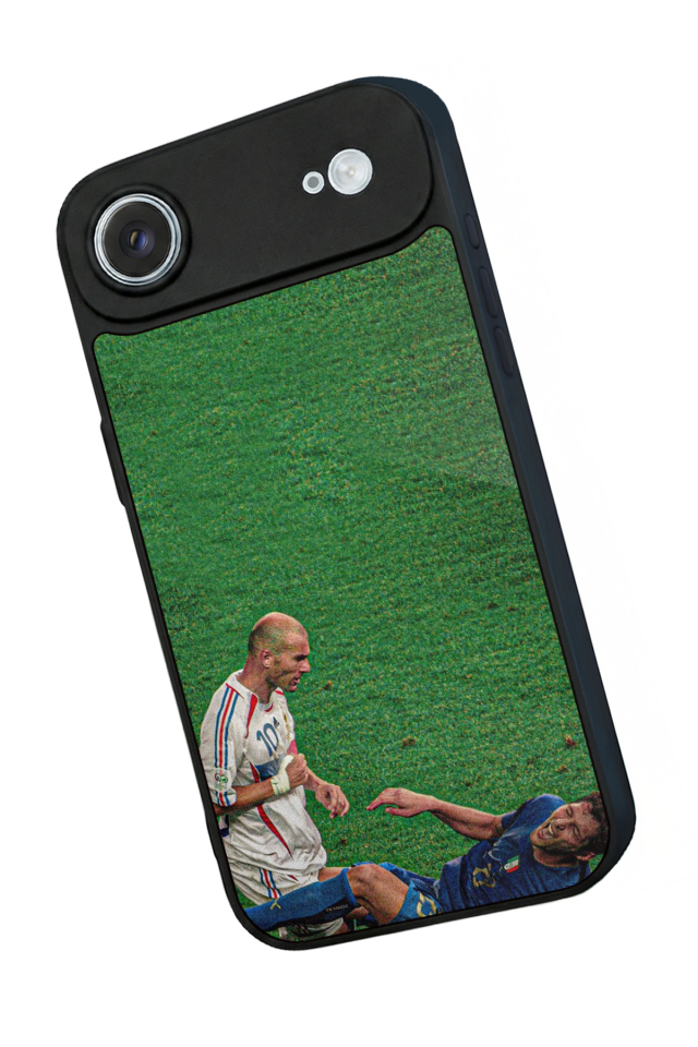 iPhone 17 Air Uyumlu Zidane Tasarımlı Glossy Premium Kılıf