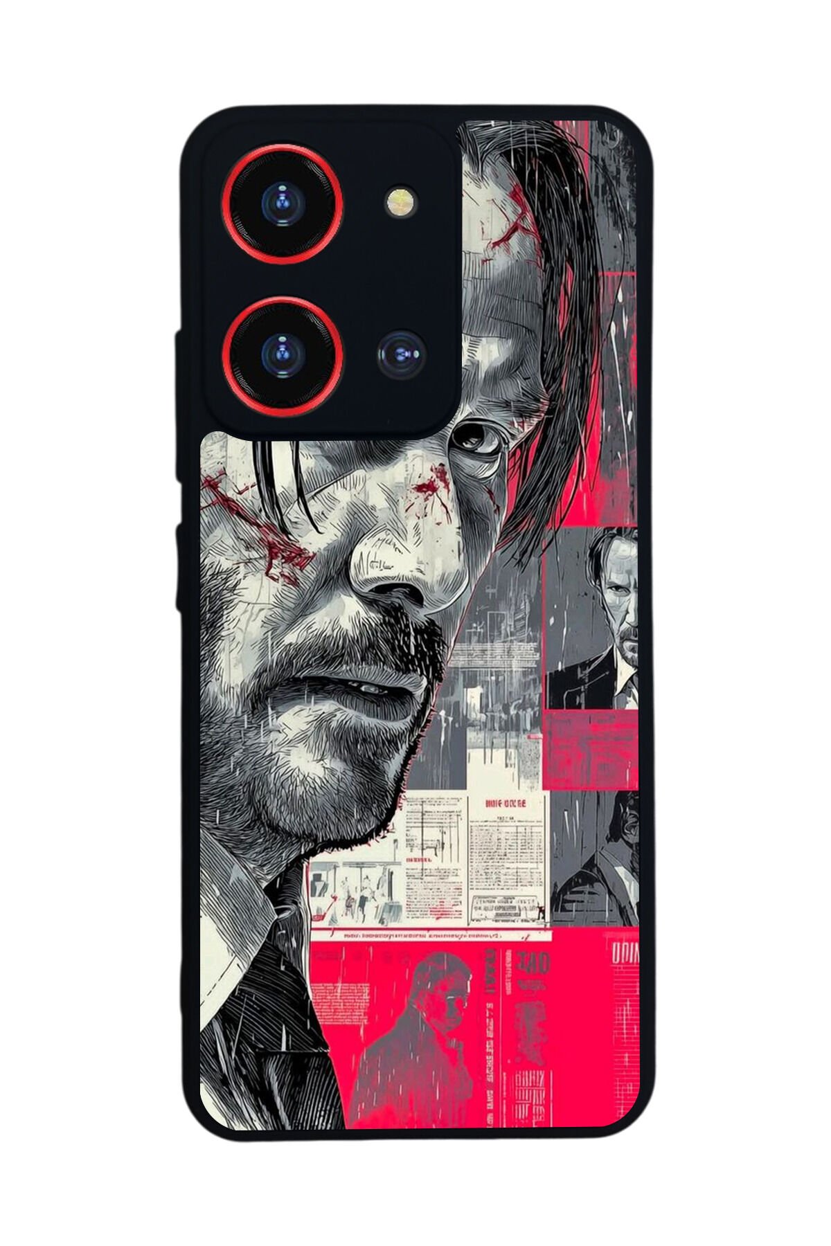 Reeder S19 Max Pro S 108MP Uyumlu JohnWick Tasarımlı Glossy Premium Kılıf