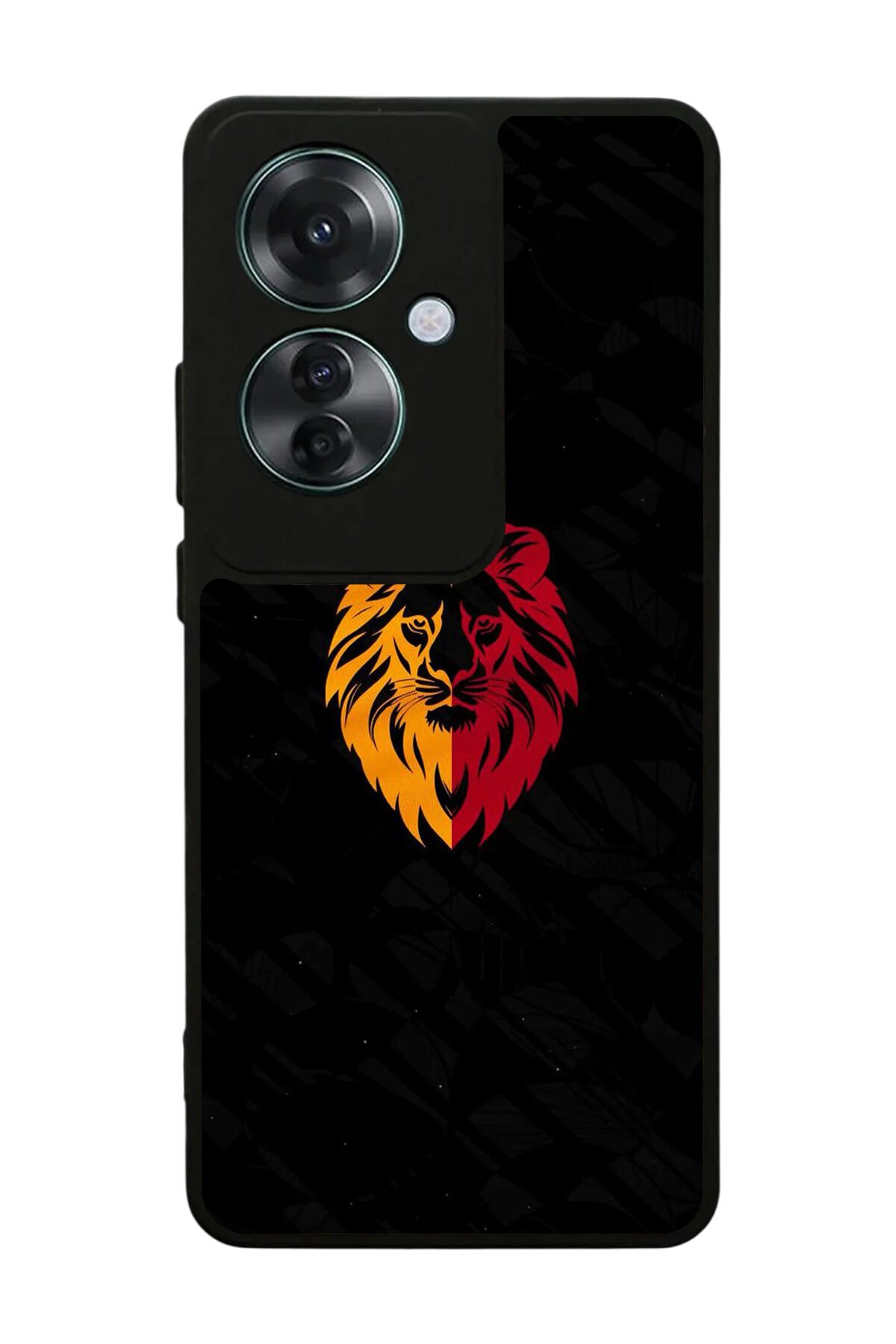Oppo Reno 11F Uyumlu Aslan Tasarımlı Glossy Premium Kılıf