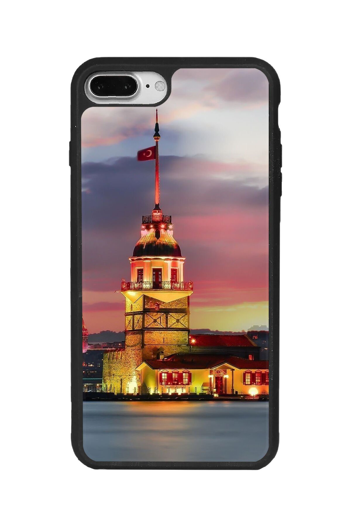 Apple iPhone 7 Plus Siyah Silikon Kılıf Çiziklere ve Darbelere Karşı Koruma