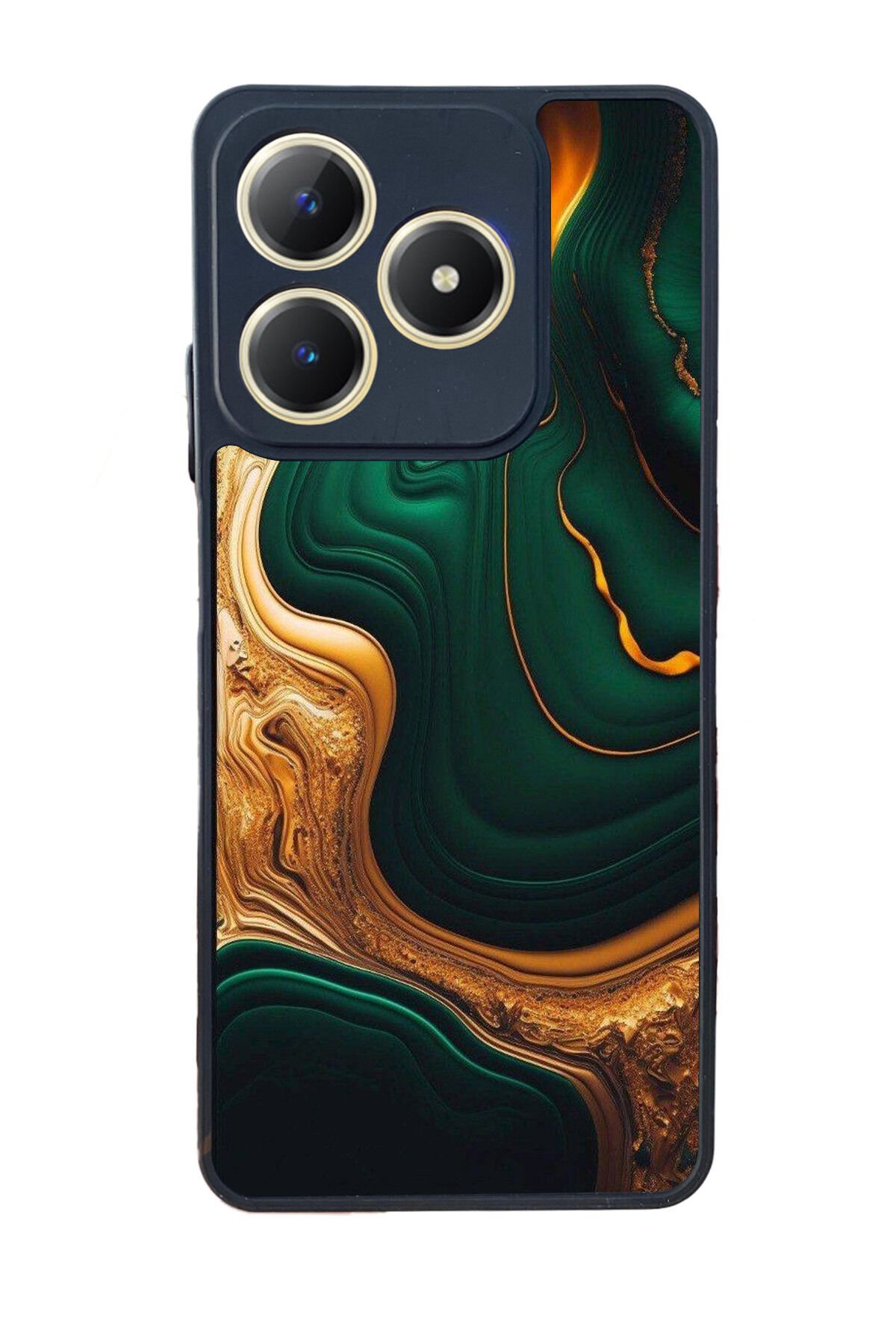 Realme C63 Mat Uyumlu Siyah Kılıf – Yumuşak Silikon, Koruyucu, Şok Emici Kapak